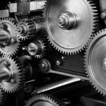 picture of gears representing how things need to mesh in technology content marketing.